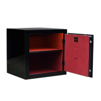 Сейф заказной черный глянец, золочение, подсветка.